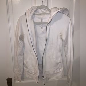 White lululemon hoodie